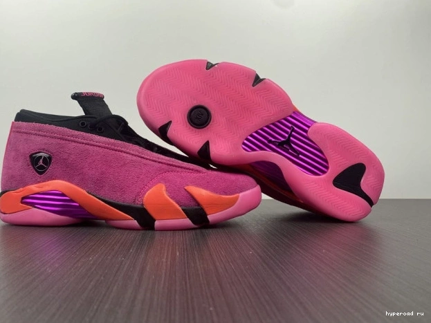 DH4121-600 (W) Pink 14 Jordan Shocking Low Retro 0527